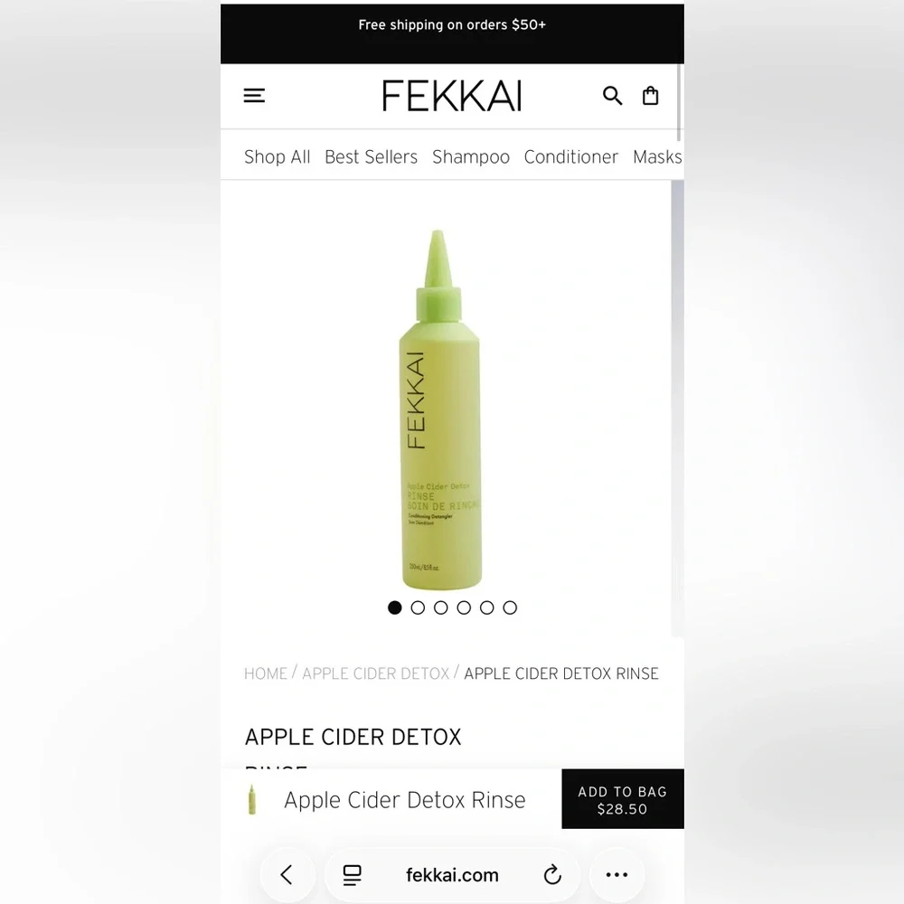 Fekkai apple cider